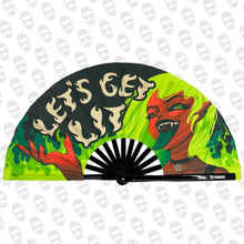 Load image into Gallery viewer, Let's Get Lit Witch UV Fan