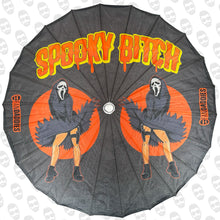 Load image into Gallery viewer, Spooky Bitch UV Parasol