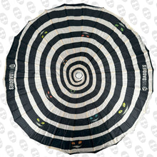 Load image into Gallery viewer, Spooky Smiles Spiral UV Parasol