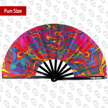 Load image into Gallery viewer, Swirly UV Fan