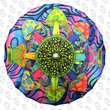 Load image into Gallery viewer, Trippy Mushroom UV Parasol