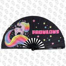 Load image into Gallery viewer, Fabulous Unicorn UV Fan