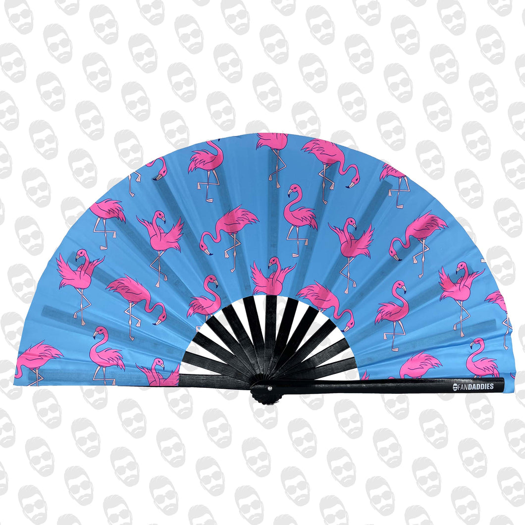 Flamboyance of Flamingos UV Fan