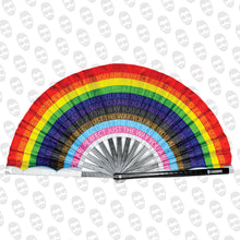 Load image into Gallery viewer, You Are Perfect Just The Way You Are Rainbow UV Fan