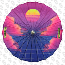 Load image into Gallery viewer, 80s Holographic Sunset UV Parasol
