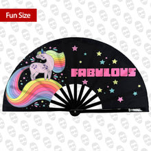 Load image into Gallery viewer, Fabulous Unicorn UV Fan
