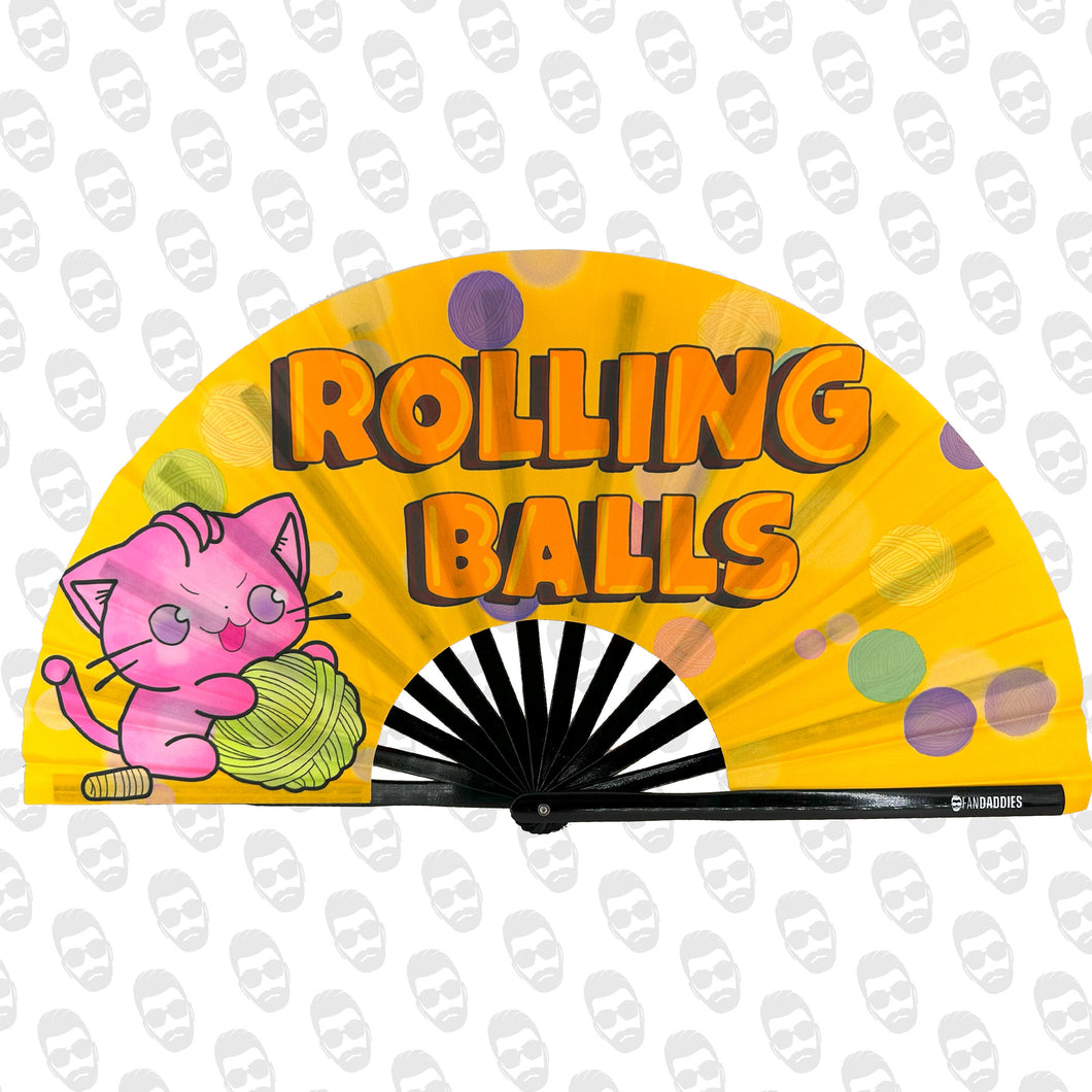 Kitties Rolling Balls UV Fan