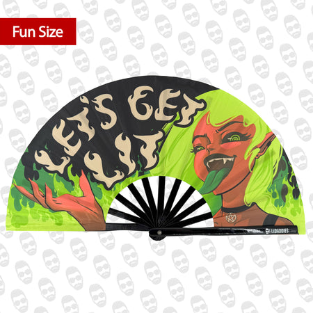 Let's Get Lit Witch UV Fan