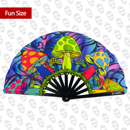 Trippy Mushroom UV Fan
