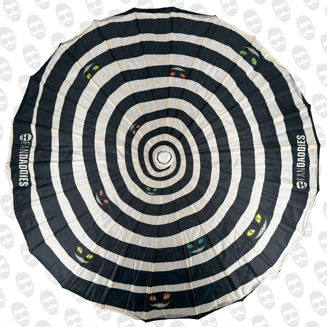 Spooky Smiles Spiral UV Parasol