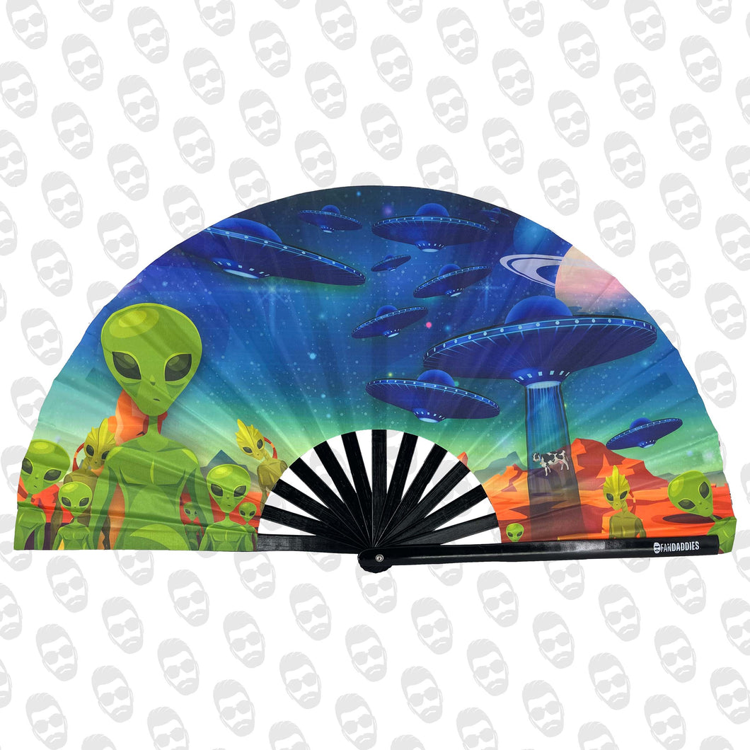 Gaggle of Aliens UV Fan