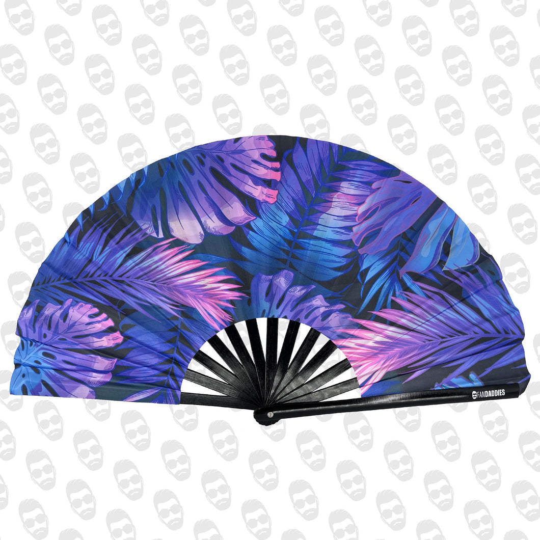 Jungle Leaves UV Fan