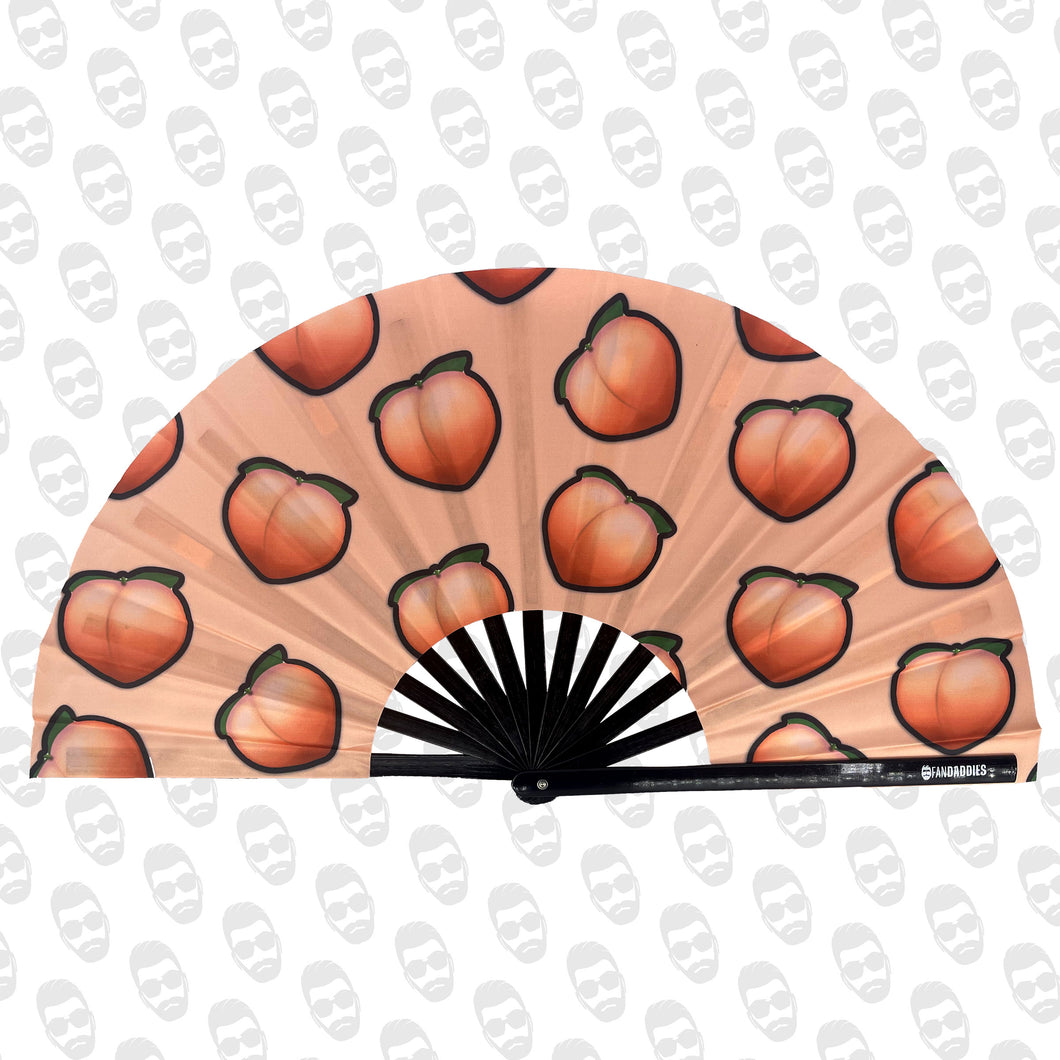 Peaches Emoji UV Fan