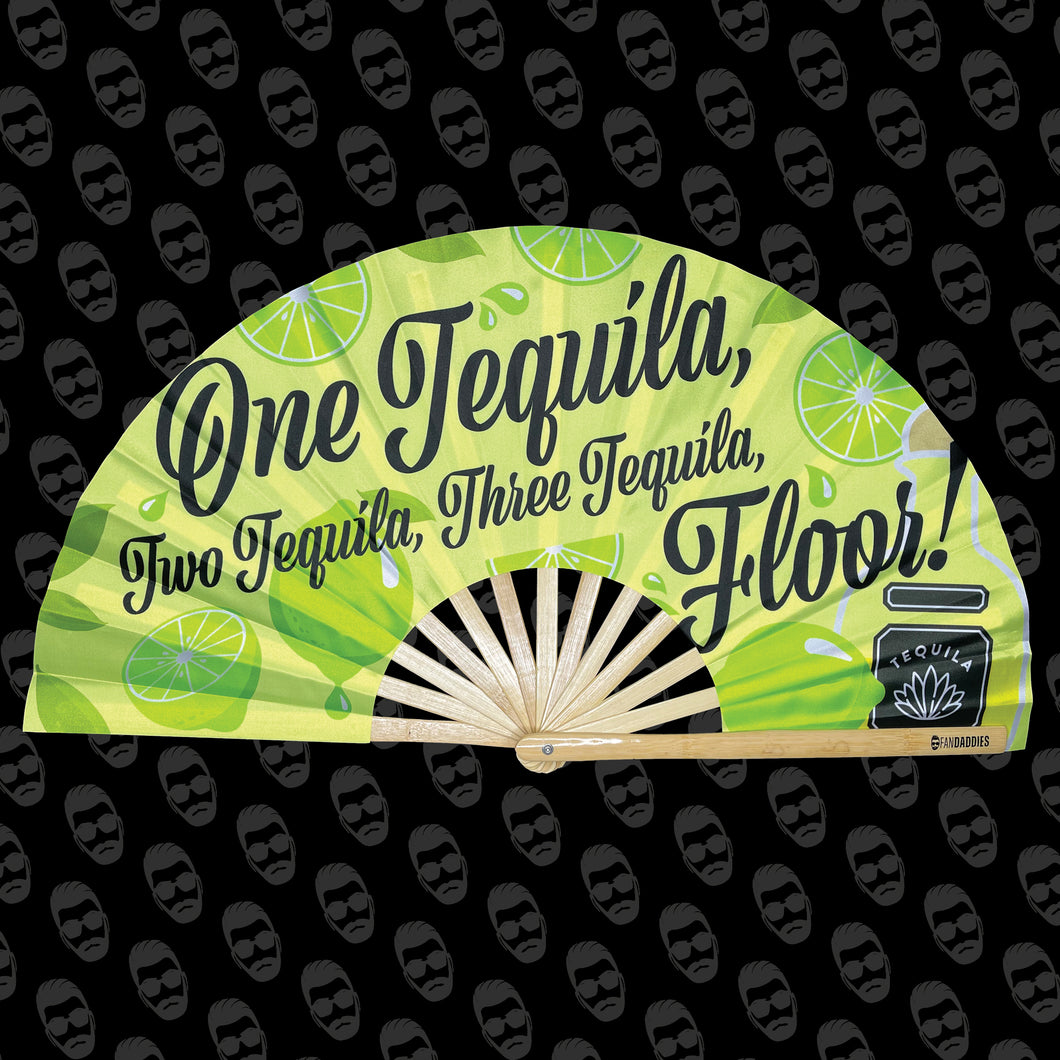 One tequila two tequila three tequila floor with limes